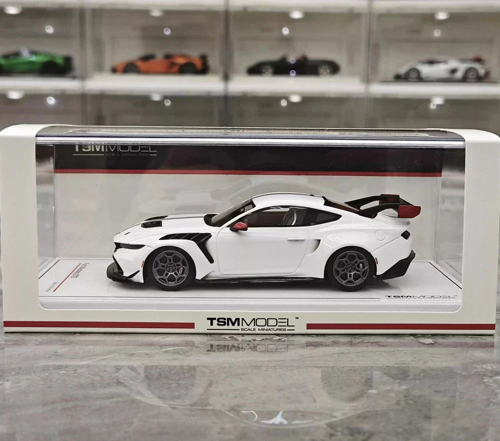[TSM] 1:43 Ford 2025 Mustang GTD White Model Car Resin
