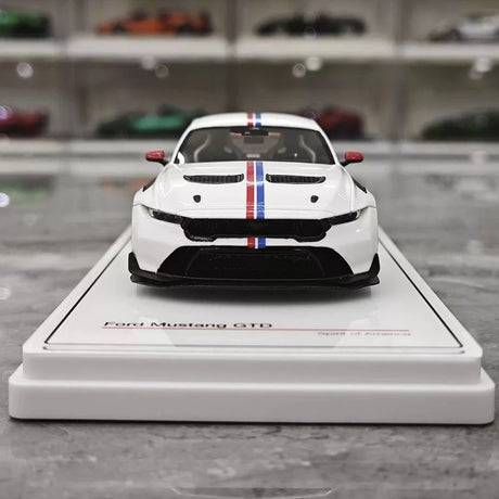 [TSM] 1:43 Ford 2025 Mustang GTD White Model Car Resin