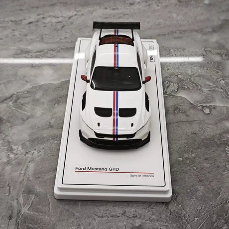 [TSM] 1:43 Ford 2025 Mustang GTD White Model Car Resin