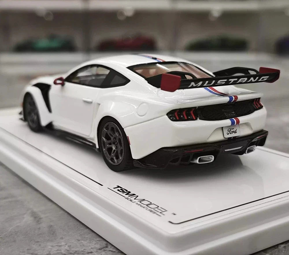 [TSM] 1:43 Ford 2025 Mustang GTD White Model Car Resin