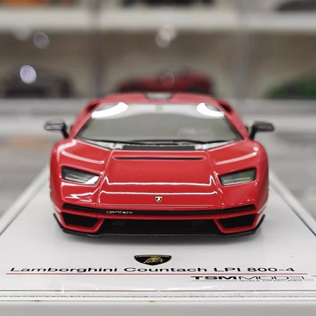 [TSM] 1:43 Lamborghini 2022 Countach LPI 800-4 Red Model Car Resin