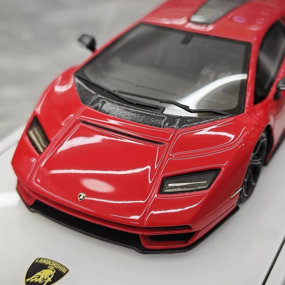 [TSM] 1:43 Lamborghini 2022 Countach LPI 800-4 Red Model Car Resin