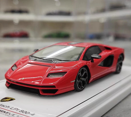 [TSM] 1:43 Lamborghini 2022 Countach LPI 800-4 Red Model Car Resin