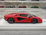 [TSM] 1:43 Lamborghini 2022 Countach LPI 800-4 rouge voiture miniature Resin