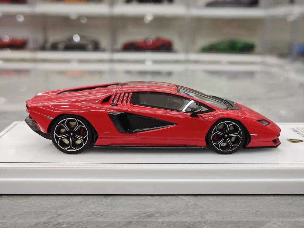 [TSM] 1:43 Lamborghini 2022 Countach LPI 800-4 Red Model Car Resin