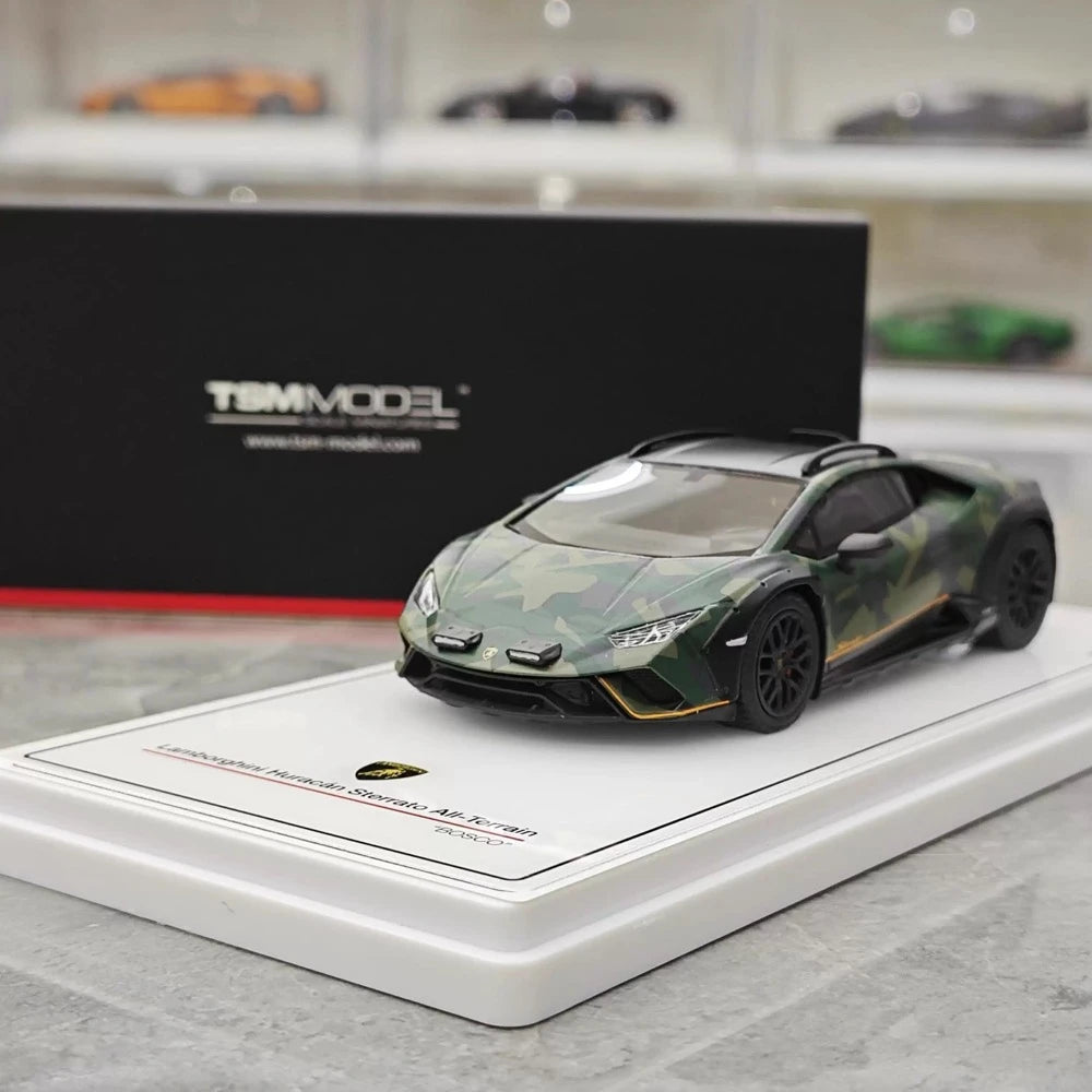 [TSM] 1:43 Lamborghini 2023 Huracan Sterrato All-Terrain Green Model Car Resin