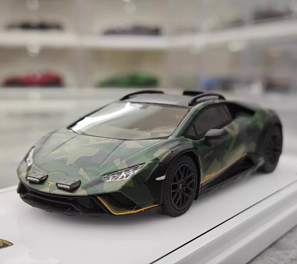[TSM] 1:43 Lamborghini 2023 Huracan Sterrato All-Terrain Green Model Car Resin