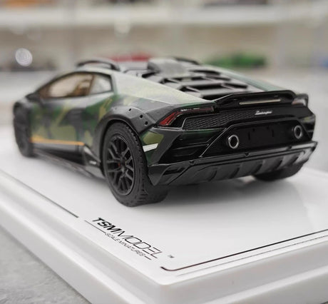 [TSM] 1:43 Lamborghini 2023 Huracan Sterrato All-Terrain Green Model Car Resin