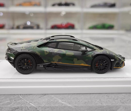 [TSM] 1:43 Lamborghini 2023 Huracan Sterrato All-Terrain Green Model Car Resin