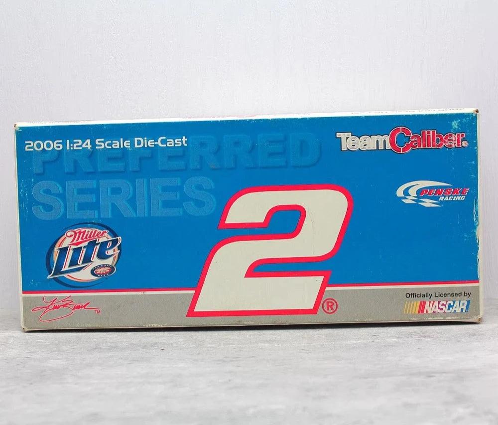 [Team Caliber] 1:24 Dodge 2006 Charger NASCAR #2 Miller Lite Gold Model Car Die-Cast