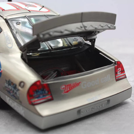 [Team Caliber] 1:24 Dodge 2006 Charger NASCAR #2 Miller Lite Silver Model Car Die-Cast