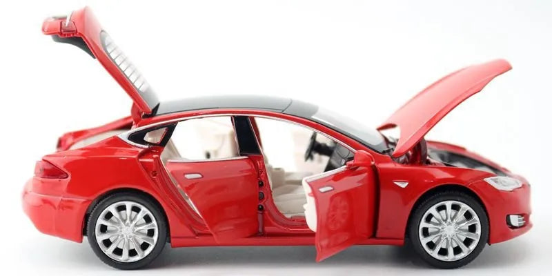 1:32 Tesla 2012 Model S Die Cast Model Car