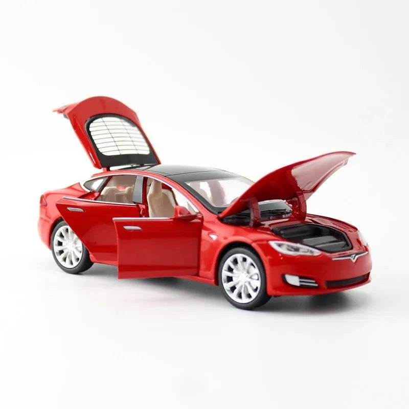 1:32 Tesla 2012 Model S Die Cast Model Car