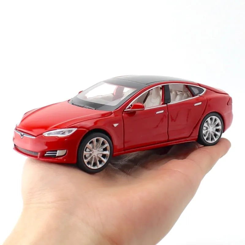 1:32 Tesla 2012 Model S Die Cast Model Car