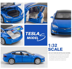1:32 Tesla 2012 Model S Die Cast Model Car