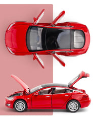 1:32 Tesla 2012 Model S Die Cast Model Car