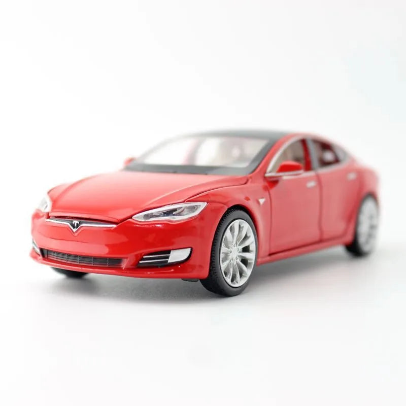 1:32 Tesla 2012 Model S Die Cast Model Car