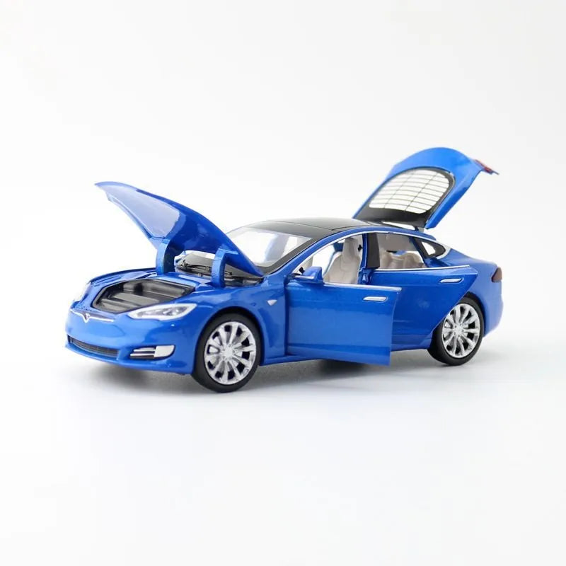 1:32 Tesla 2012 Model S Die Cast Model Car