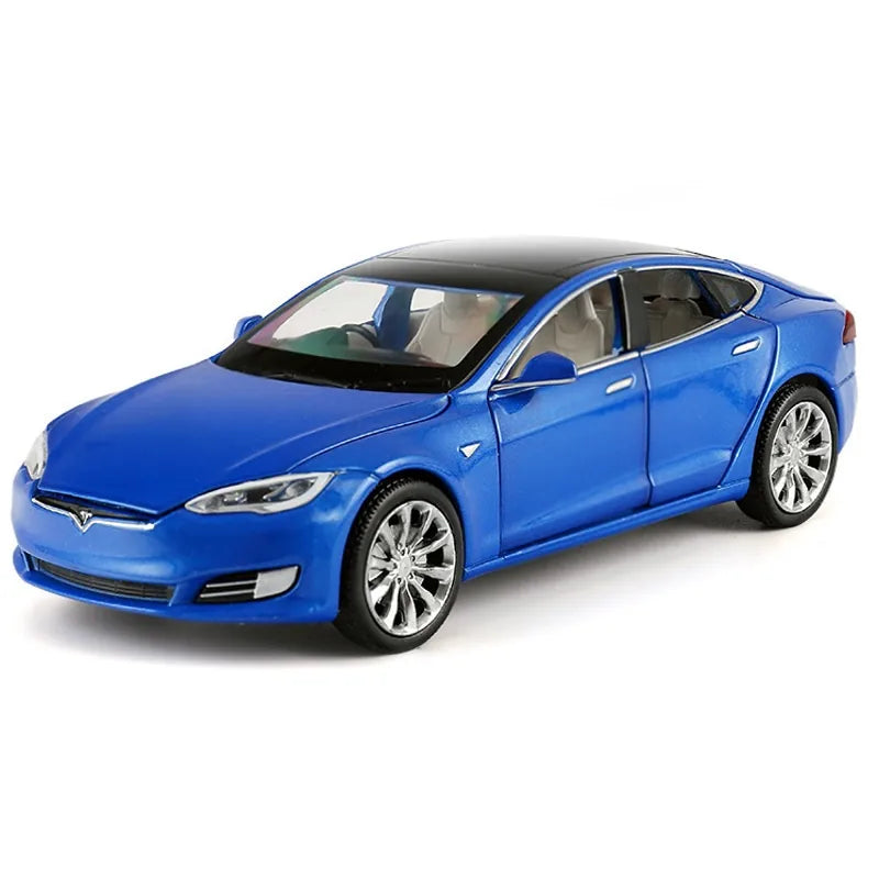 1:32 Tesla 2012 Model S Die Cast Model Car