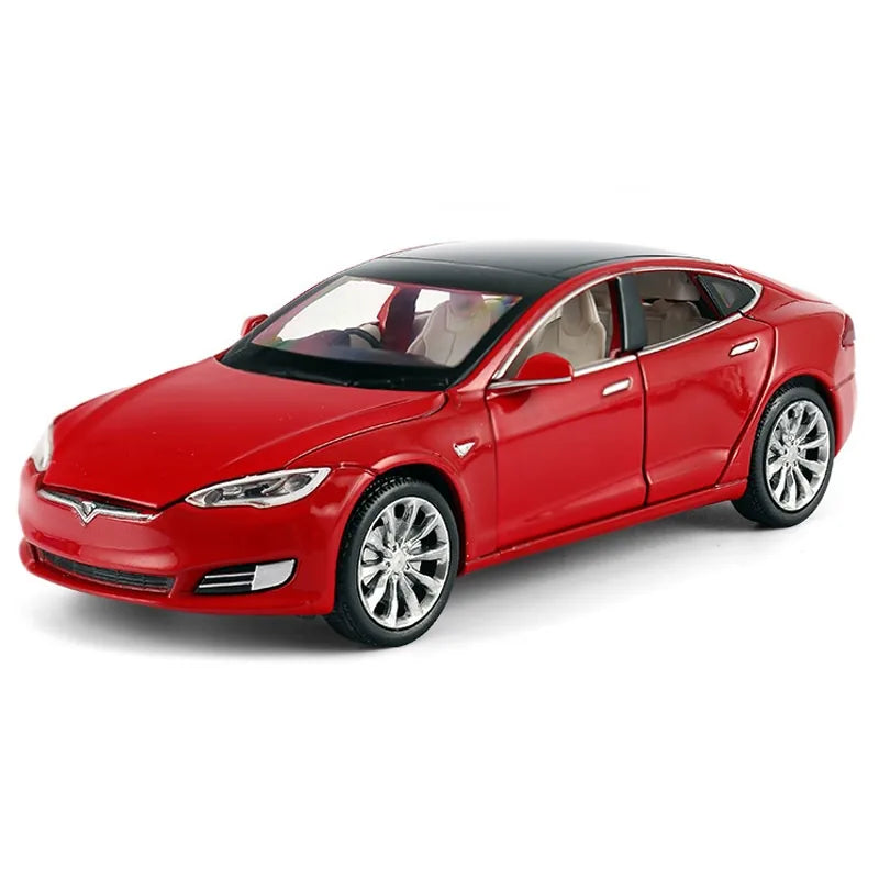1:32 Tesla 2012 Model S Die Cast Model Car