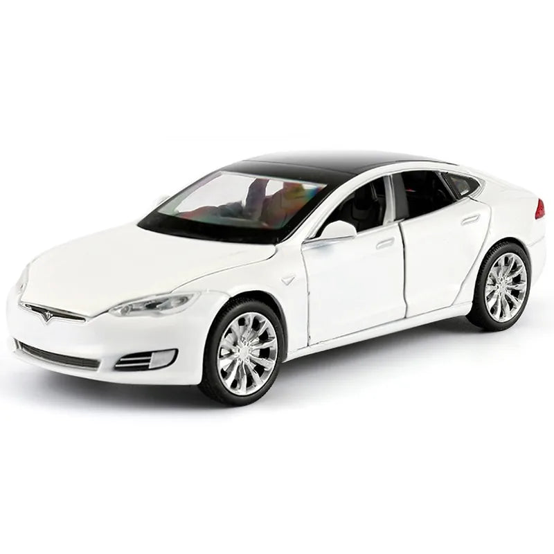 1:32 Tesla 2012 Model S Die Cast Model Car