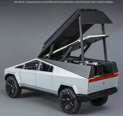 1:24 Tesla 2023 Cybertruck Camper RV Die Cast Model Car