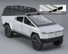 1:24 Tesla 2023 Cybertruck Camper RV Die Cast Model Car