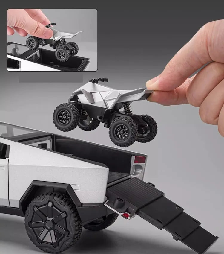 1:24 Tesla 2023 Cybertruck Die Cast Model Car