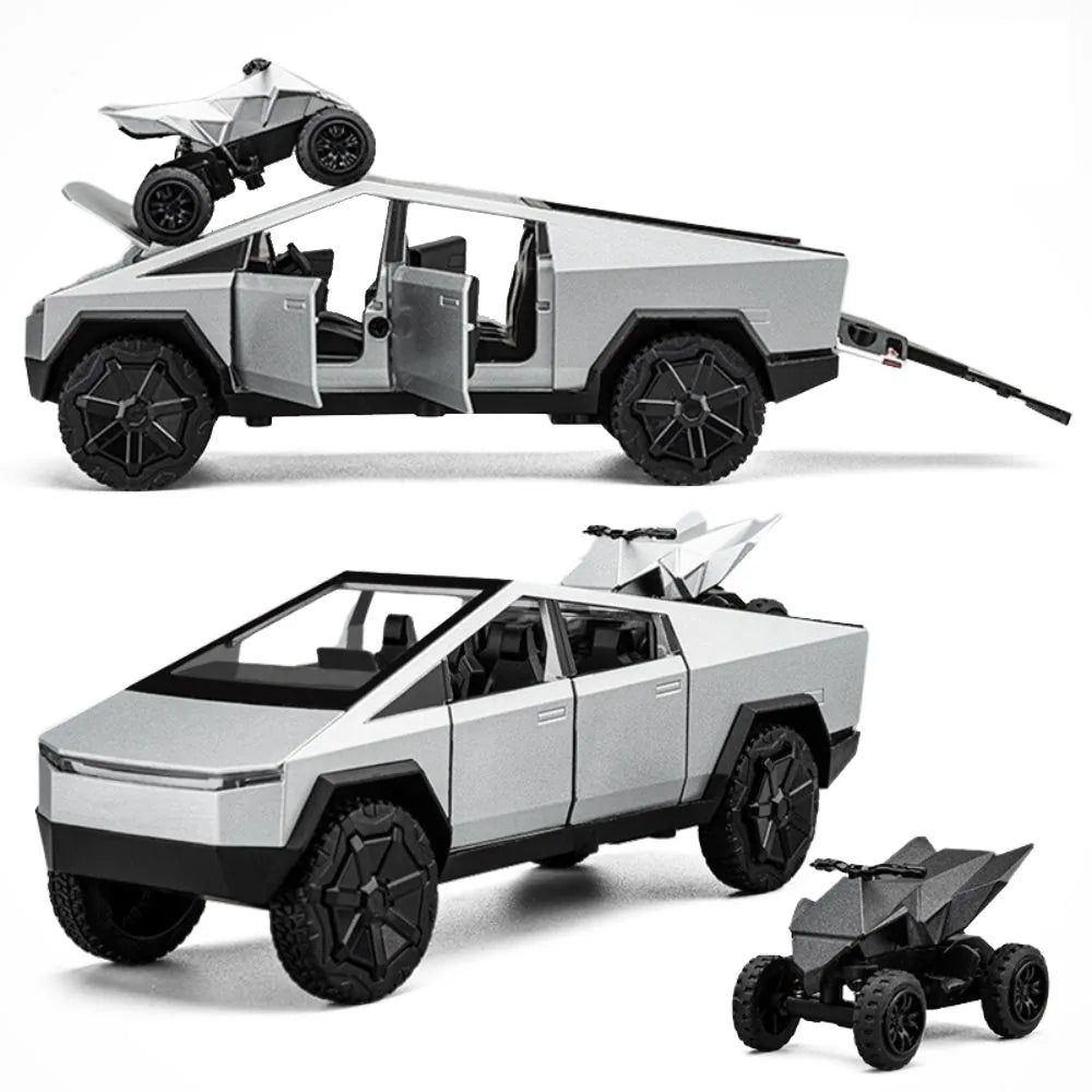 1:24 Tesla 2023 Cybertruck Die Cast Model Car