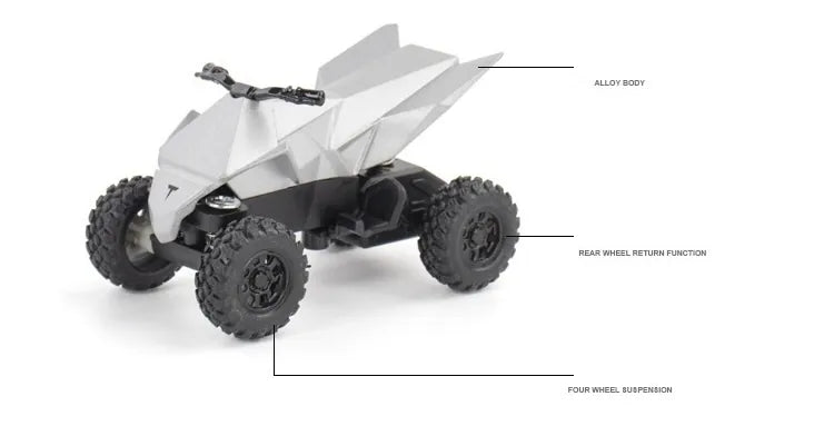 1:24 Tesla 2023 Cybertruck Die Cast Model Car