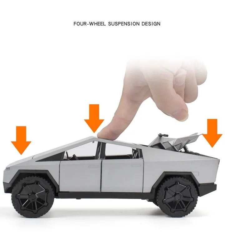 1:24 Tesla 2023 Cybertruck Die Cast Model Car