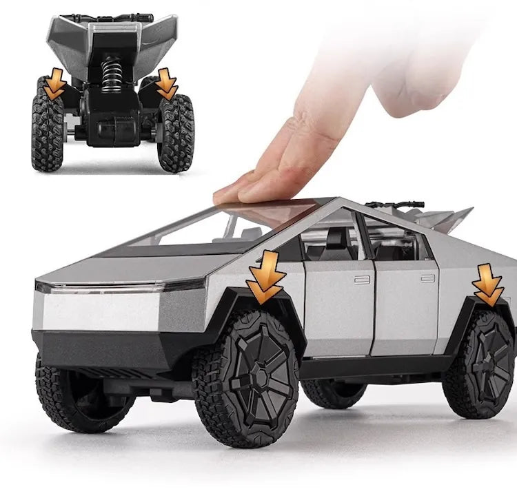 1:24 Tesla 2023 Cybertruck Die Cast Model Car