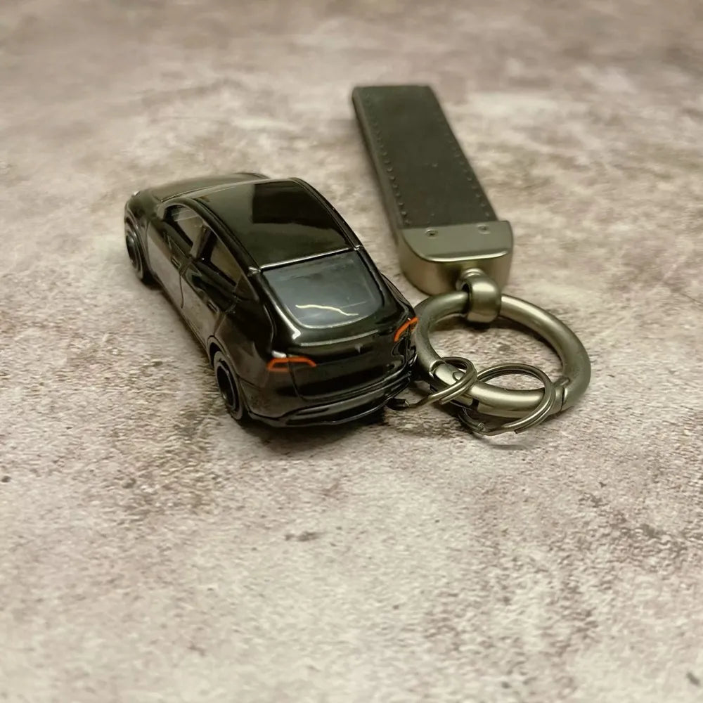 Tesla Model Y Keychains 1:64 Model Car Keychain