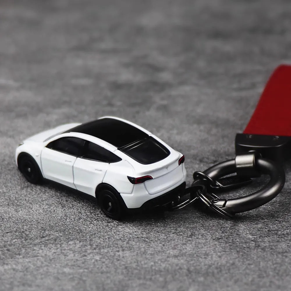 Tesla Model Y Keychains 1:64 Model Car Keychain