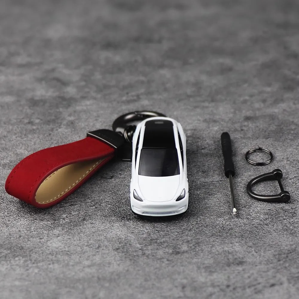 Tesla Model Y Keychains 1:64 Model Car Keychain