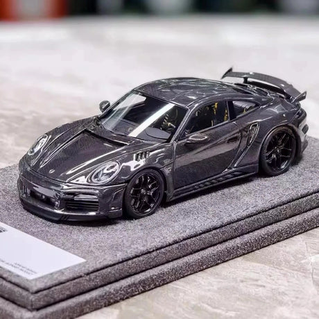 [The Laboratory] 1:43 Porsche 2021 911 992 Turbo S Stinger GTR Stealth edizione nero modellino di auto resina