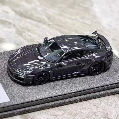 [The Laboratory] 1:43 Porsche 2021 911 992 Turbo S Stinger GTR Stealth edizione nero modellino di auto resina