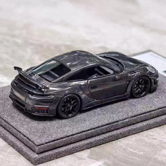 [The Laboratory] 1:43 Porsche 2021 911 992 Turbo S Stinger GTR Stealth Edition zwart modelauto Hars
