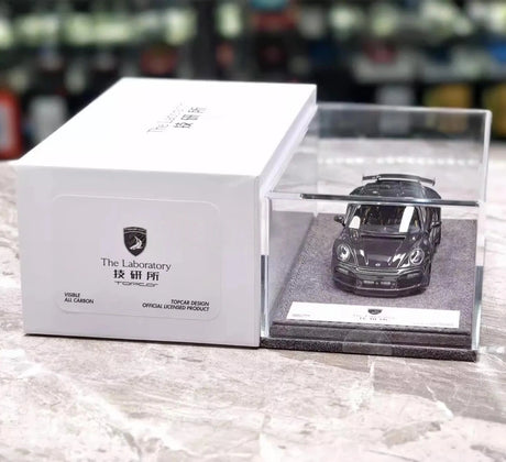 [The Laboratory] 1:43 Porsche 2021 911 992 Turbo S Stinger GTR Stealth edizione nero modellino di auto resina
