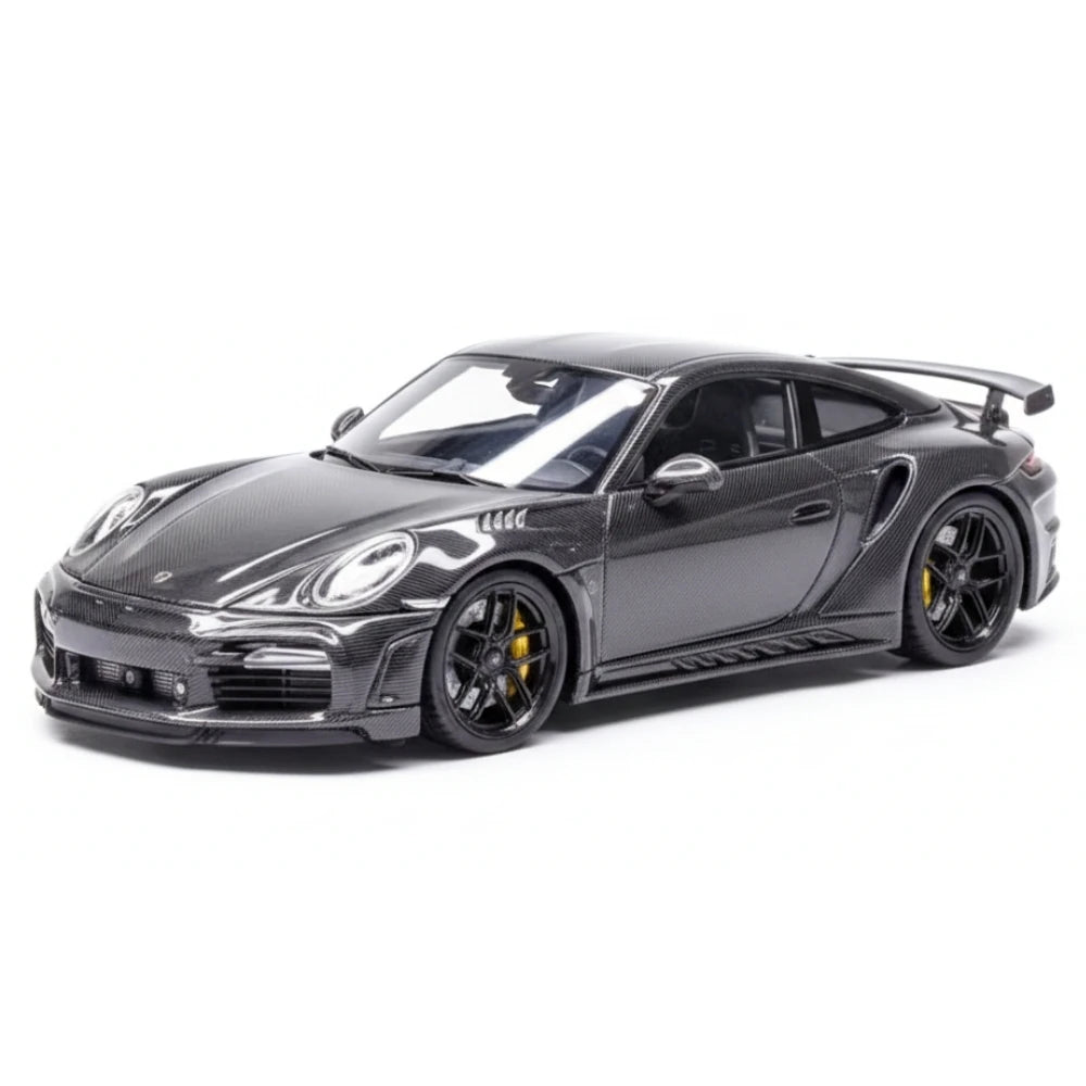 [The Laboratory] 1:43 Porsche 2021 911 992 Turbo S Stinger GTR Stealth Edition zwart modelauto Hars