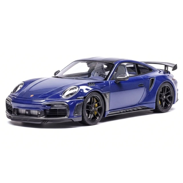 [Le Laboratory] 1:43 Porsche 2021 911 992 Turbo S Stinger GTR Stealth Edition bleu voiture miniature Resin