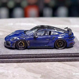 [Le Laboratory] 1:43 Porsche 2021 911 992 Turbo S Stinger GTR Stealth Edition bleu voiture miniature Resin
