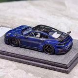 [Le Laboratory] 1:43 Porsche 2021 911 992 Turbo S Stinger GTR Stealth Edition bleu voiture miniature Resin