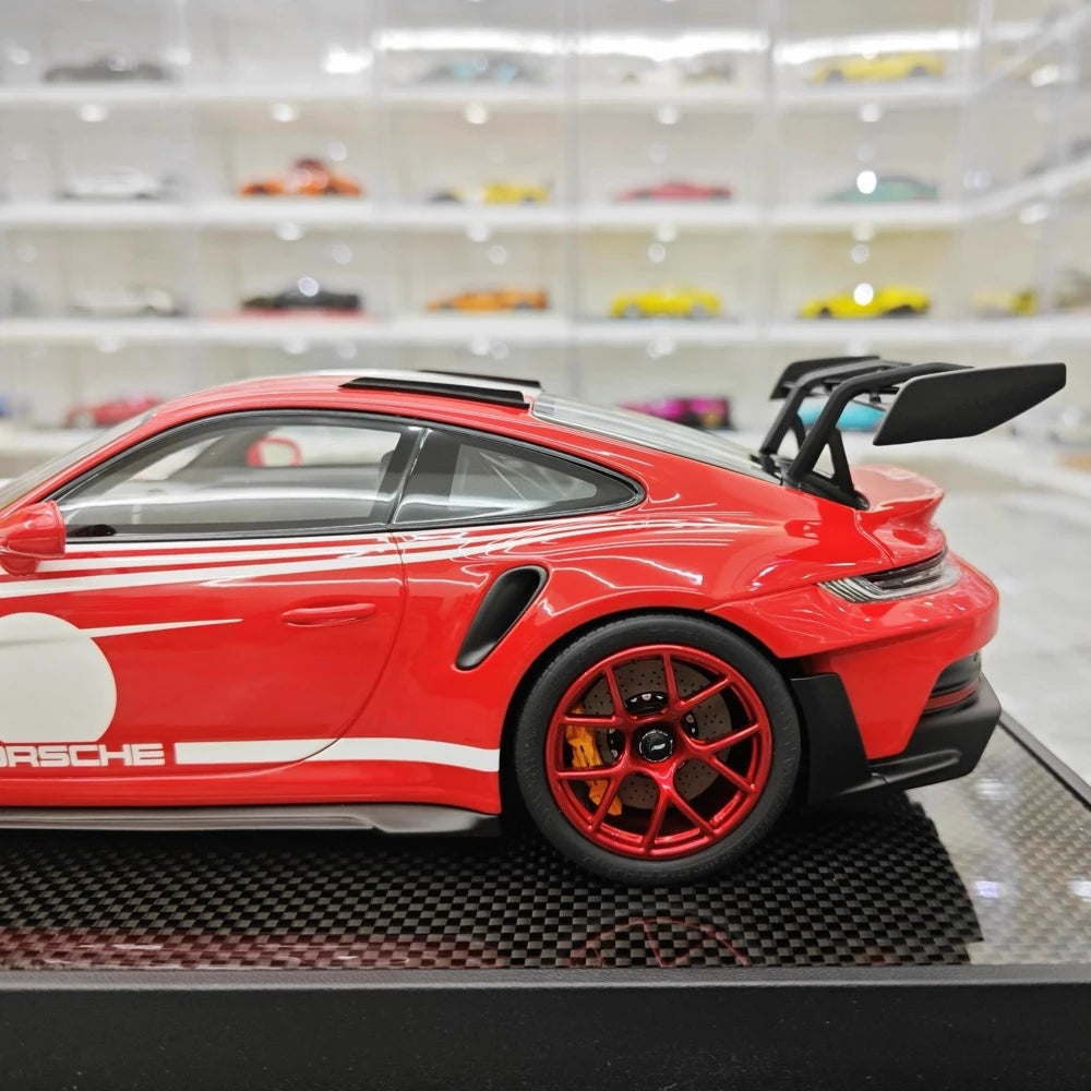 [Timothy Pierre] 1:18 Porsche 2023 911 992 GT3 RS Red Model Car Resin
