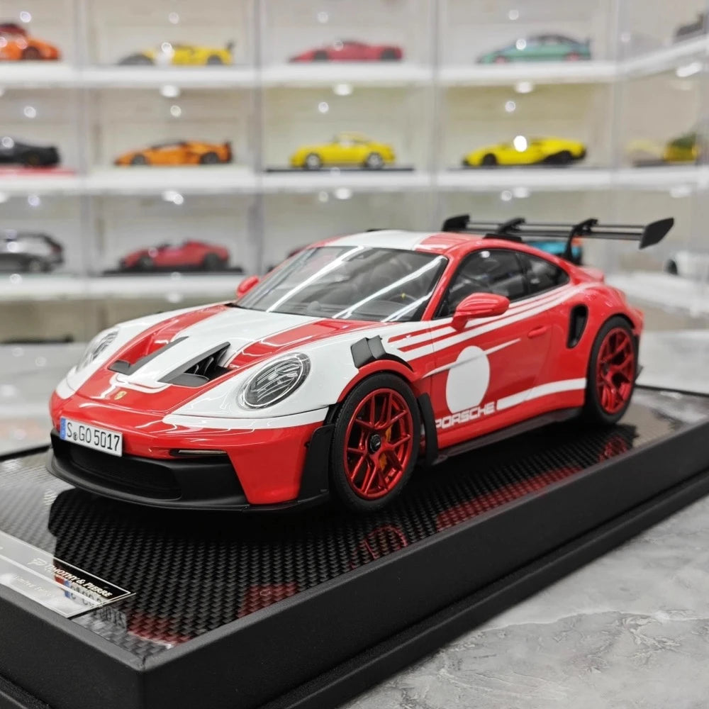 [Timothy Pierre] 1:18 Porsche 2023 911 992 GT3 RS Red Model Car Resin