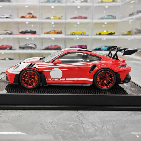 [Timothy Pierre] 1:18 Porsche 2023 911 992 GT3 RS Red Model Car Resin