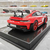 [Timothy Pierre] 1:18 Porsche 2023 911 992 GT3 RS Red Model Car Resin