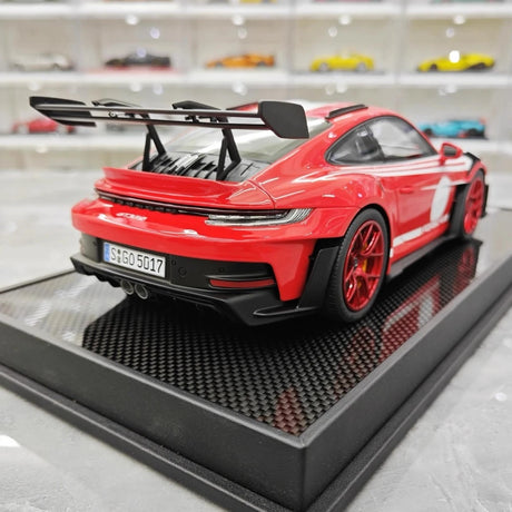 [Timothy Pierre] 1:18 Porsche 2023 911 992 GT3 RS Red Model Car Resin