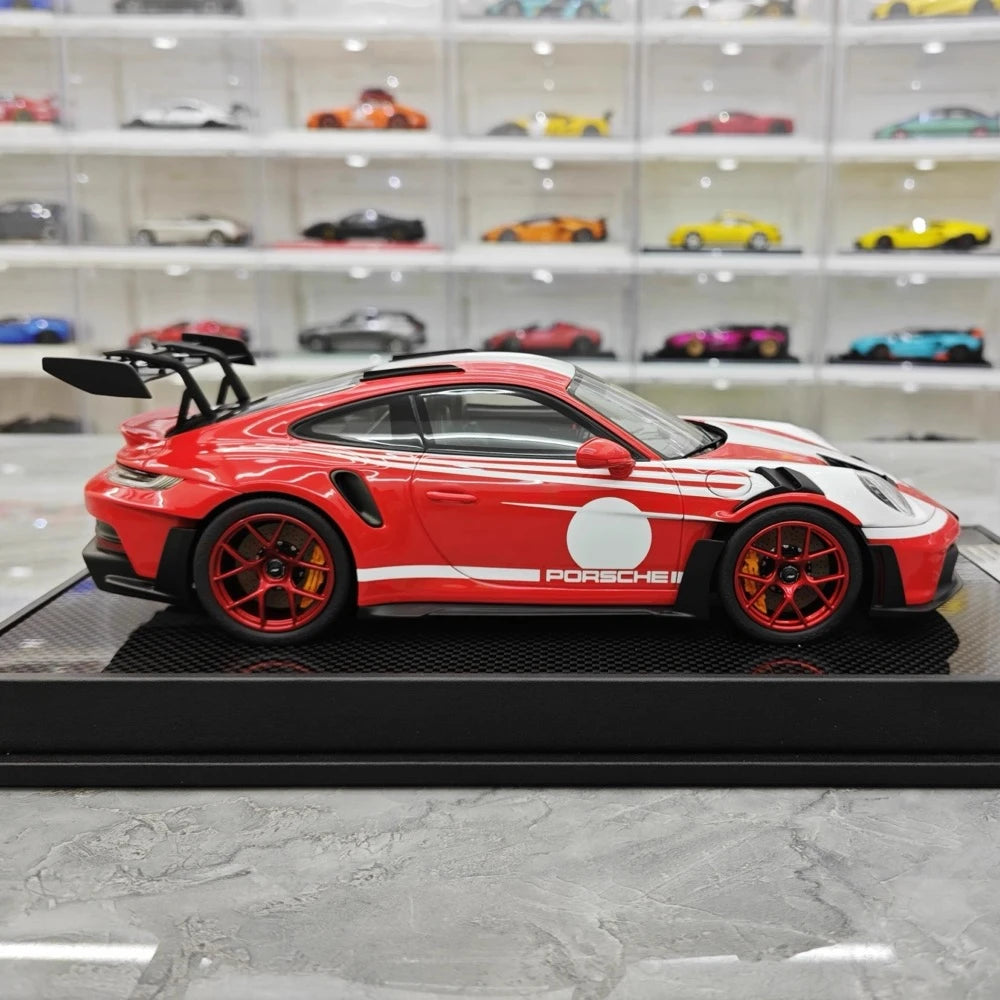 [Timothy Pierre] 1:18 Porsche 2023 911 992 GT3 RS Red Model Car Resin