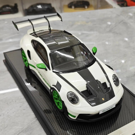 [Timothy Pierre] 1:18 Porsche 2023 911 992 GT3 RS White Model Car Resin